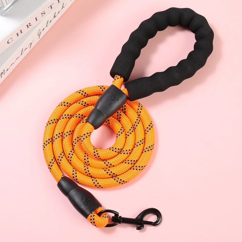 Reflective Dog Leash with Handle