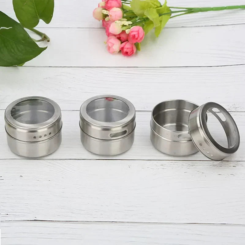 Stainless Steel Spice Containers