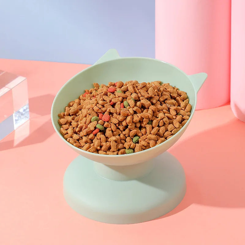 Tilted Pet Food Water Bowl
