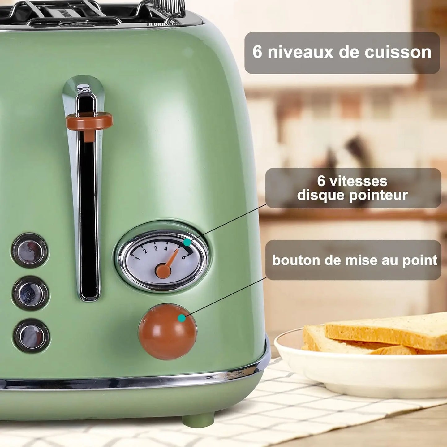 2-Slice Toaster with Countdown
