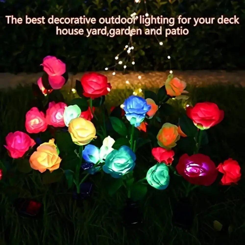 Solar Rose Garden Lights