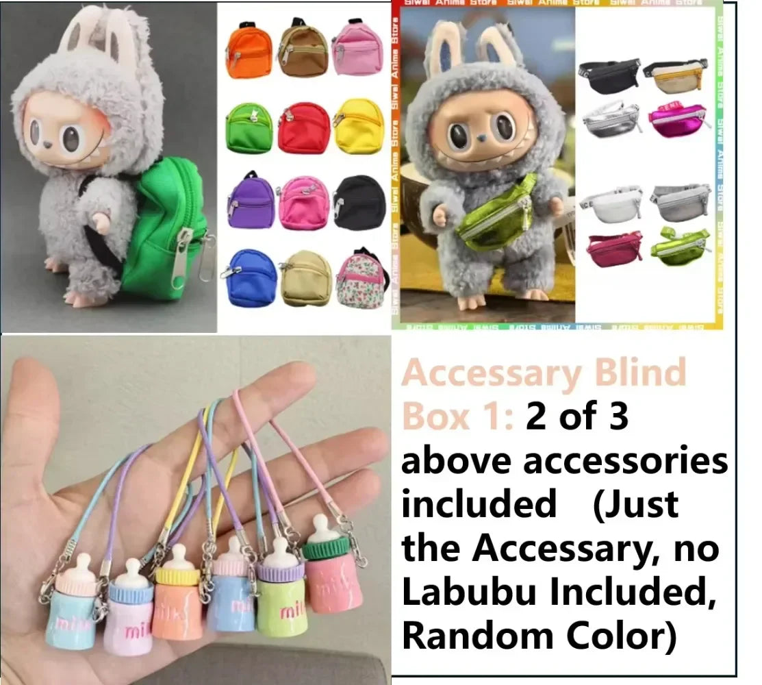 Labubu Heartbeat Macaron Doll Pendant