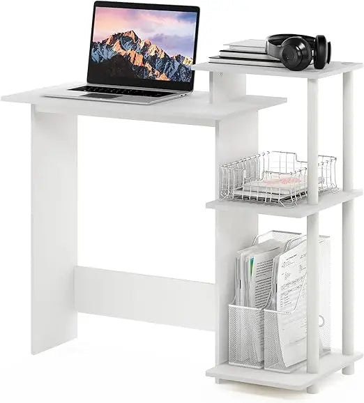 Modern Square Shelf Laptop Desk