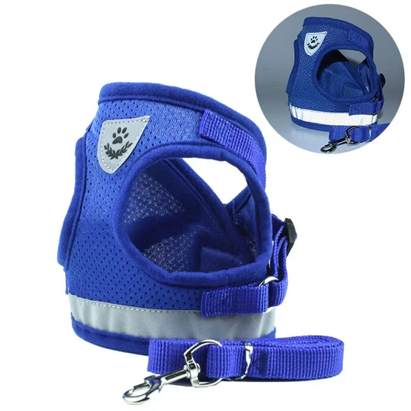 Reflective Adjustable Cat Dog Harness