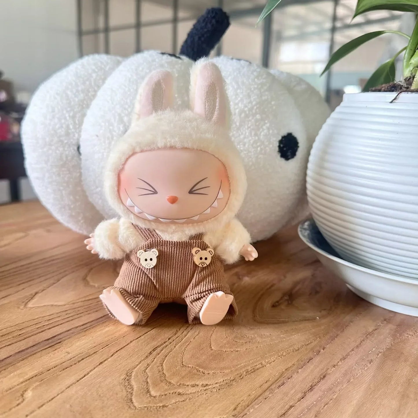 Labubu Bib Pants Outfit Set