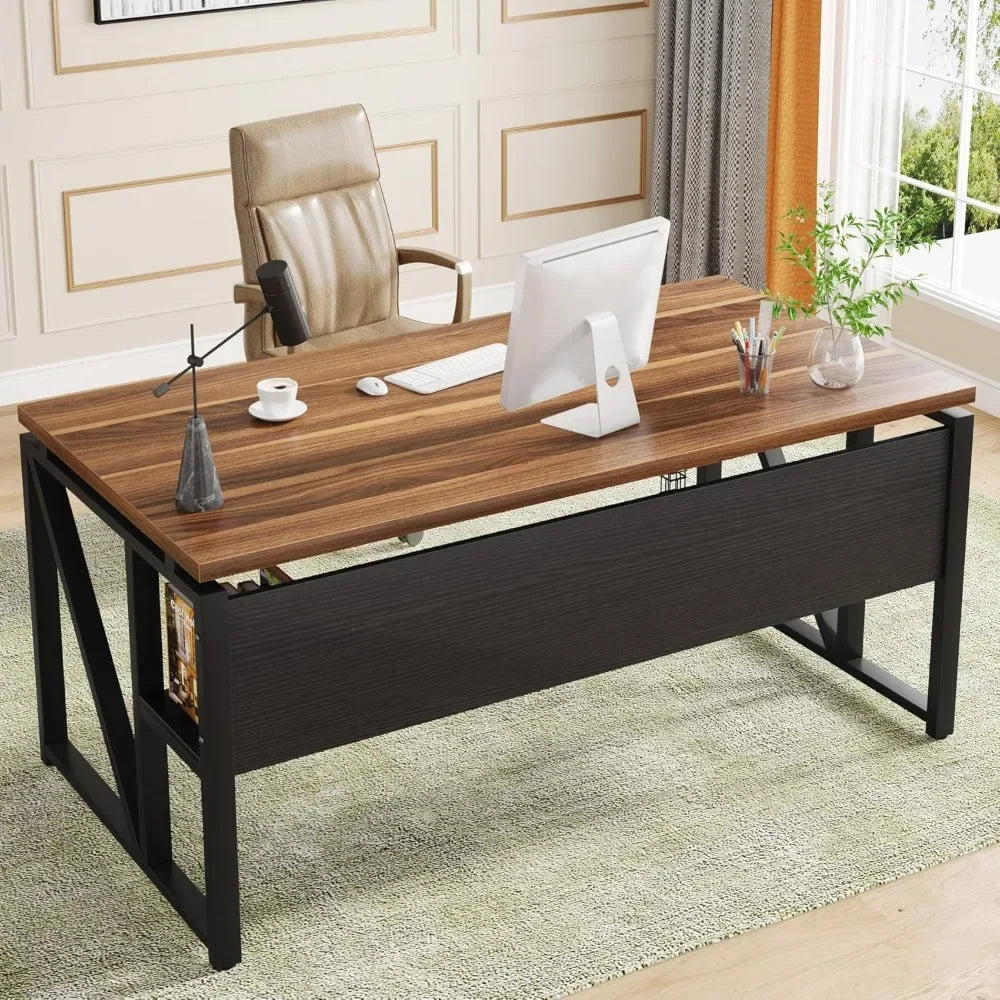 HUANZHUANG 55-Inch Home Office Desk