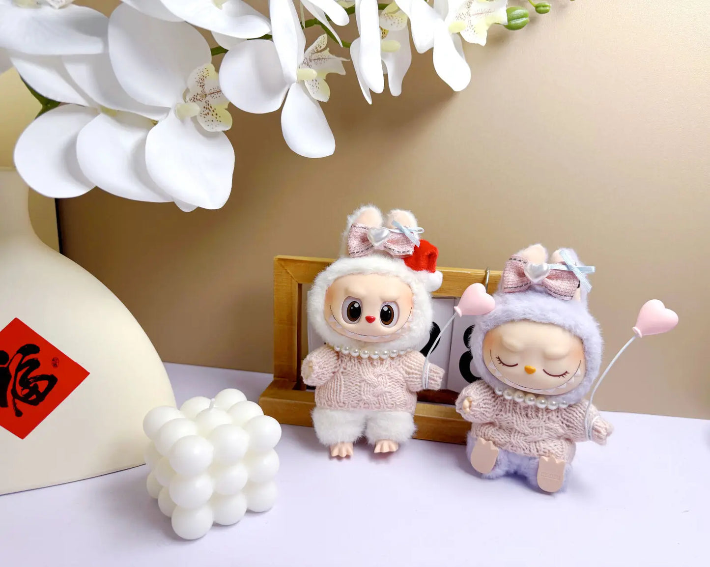 Labubu Macaron Dog Outfit Set