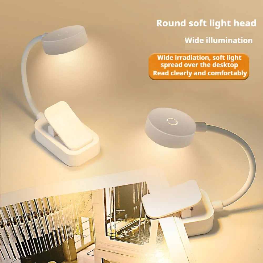 Mini USB Clip Book Lamp