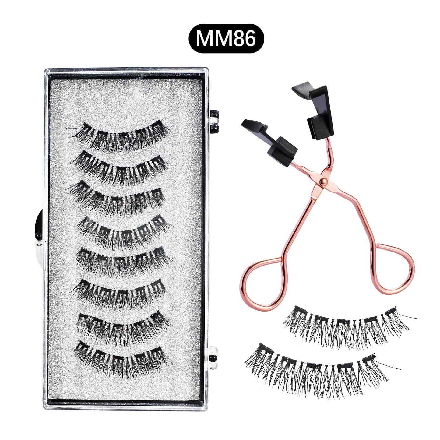 8Pcs Magnetic Eyelash Set