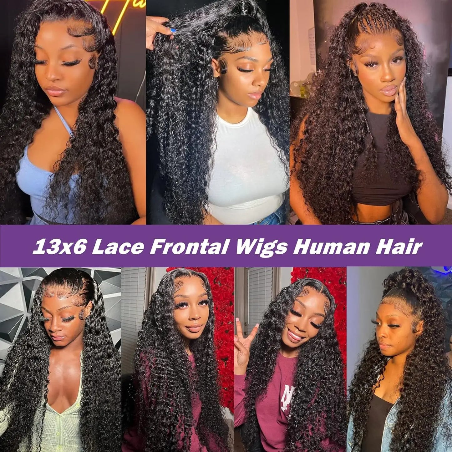 Deep Wave Curly Lace Wig