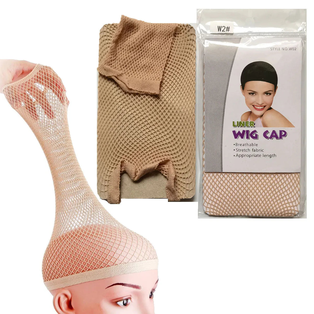 Stretchable Nylon Wig Cap