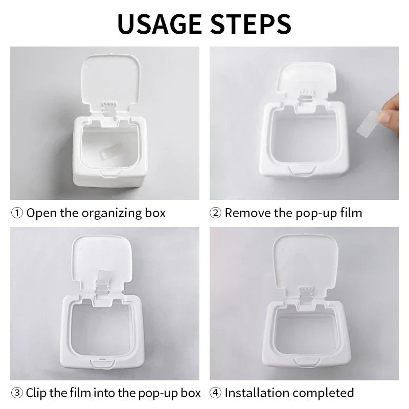 Pop-Up Cotton Swab Organizer