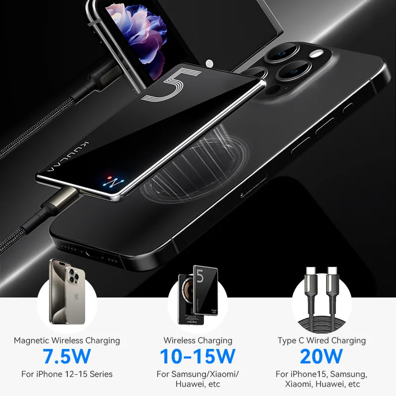 KUULAA 5000mAh MagSafe Power Bank