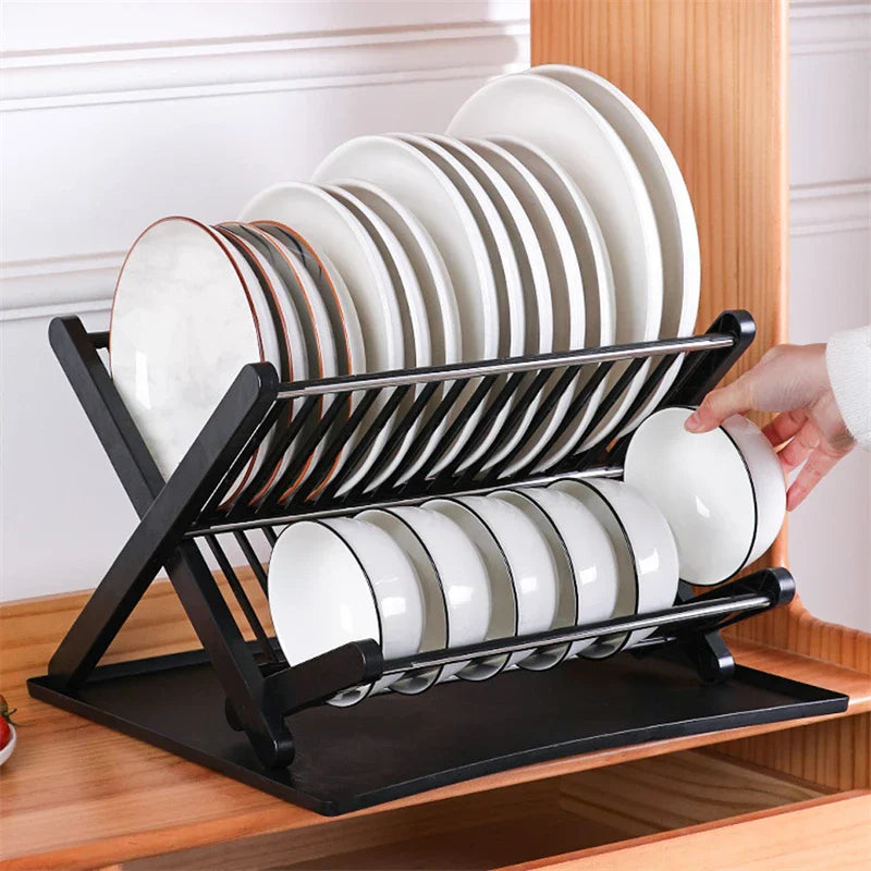 Kitchen Plate Storage Stand