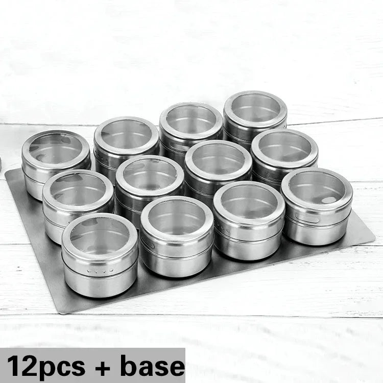 Stainless Steel Spice Tin Rack