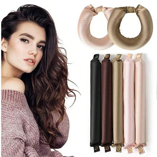 Heatless Satin Curling Headband