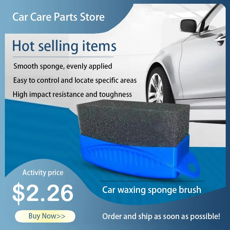 Waxing Sponge Brush with Cover
