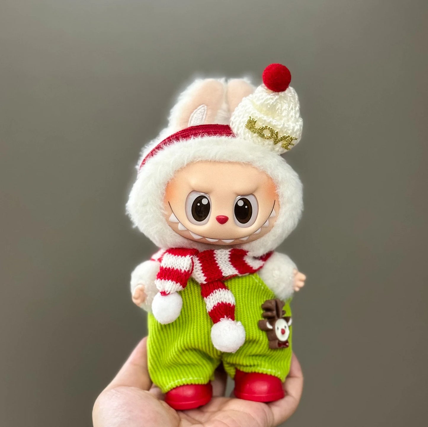 Labubu Christmas Deer Outfit Set