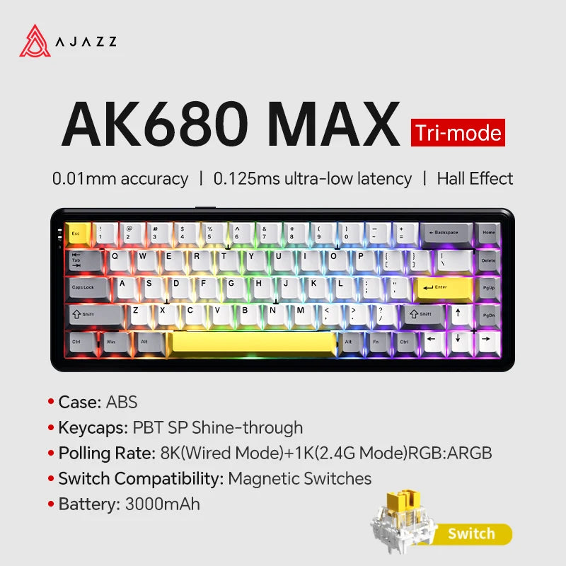 AJAZZ AK680 MAX Gaming Keyboard