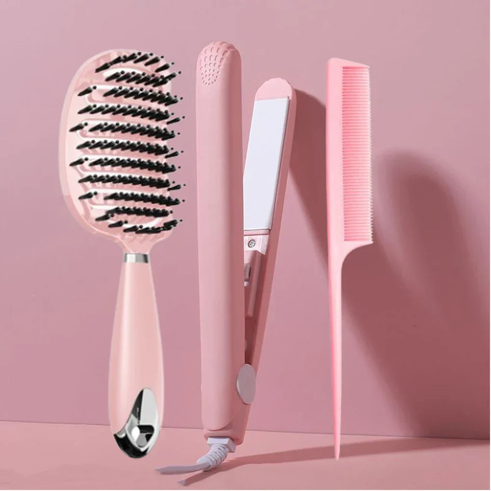 Pink Ceramic Flat Iron Straightener
