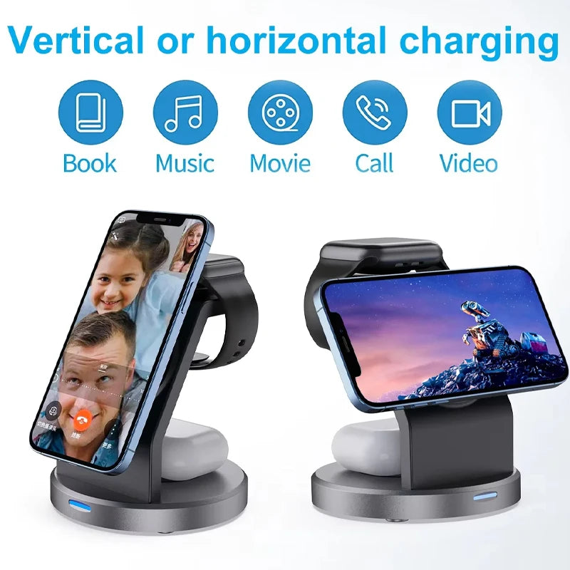 3-in-1 Magnetic Charging Stand