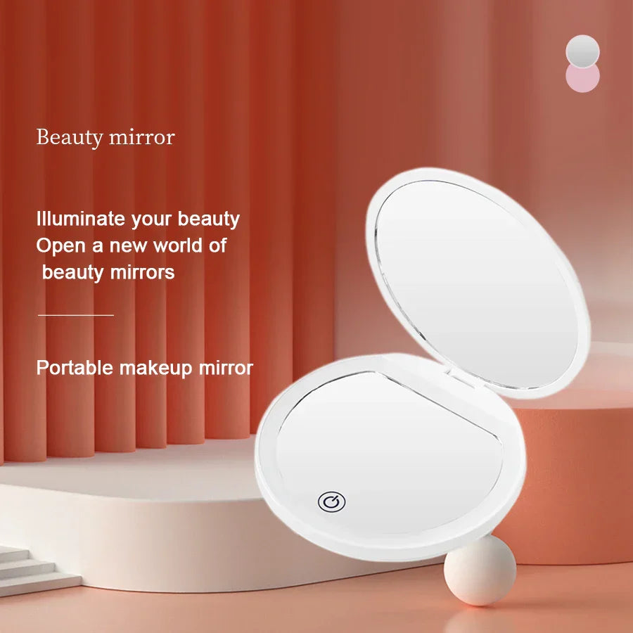 Mini Portable LED Makeup Mirror