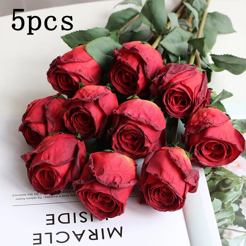 Burnt Edge Rose Buds