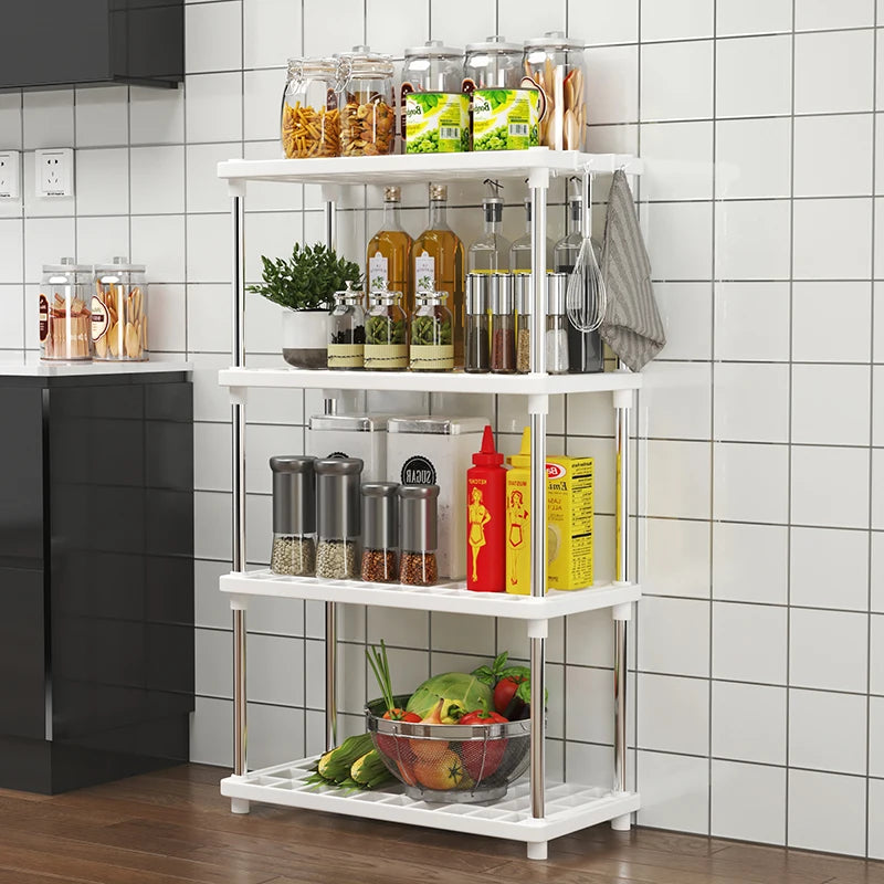 4-Layer Multi-Functional Storage Rack