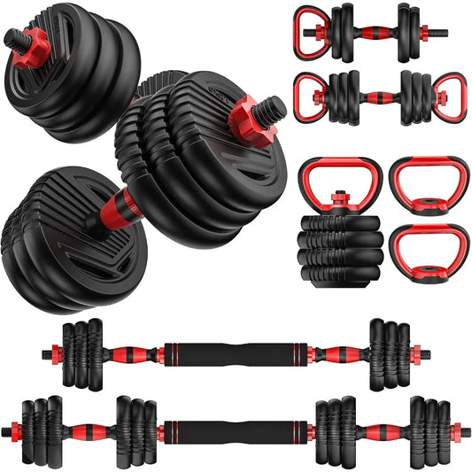 4-in-1 Adjustable Dumbbell Set
