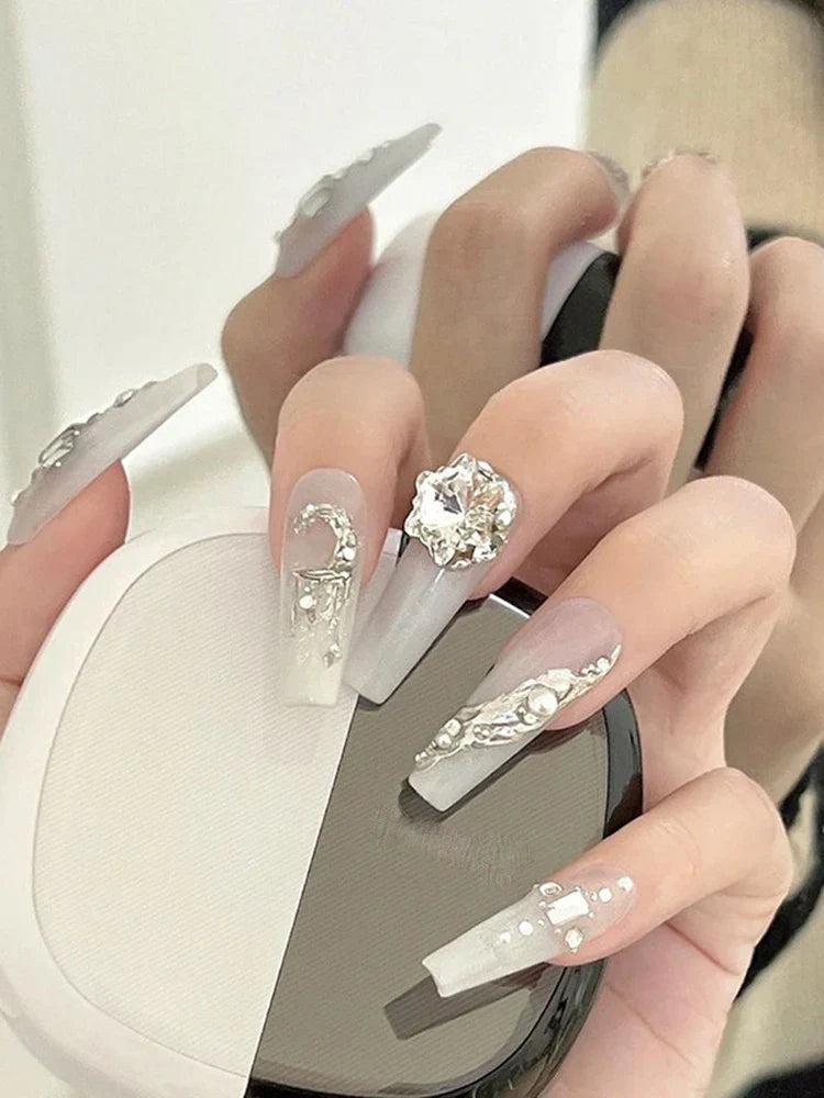 Heart & Irregular Nail Rhinestones