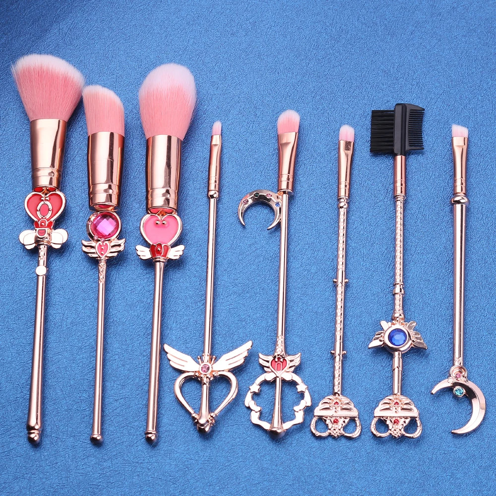 TAKARA TOMY Sailor Moon 8PCS Makeup Brush Set