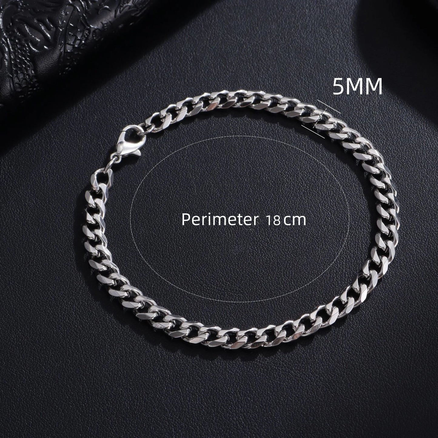Trendy Stainless Steel Cuban Bracelet