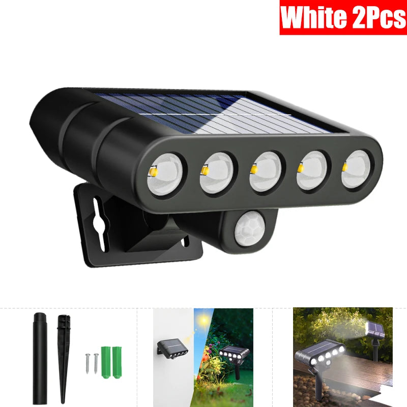 Solar Outdoor LED Wall Lights