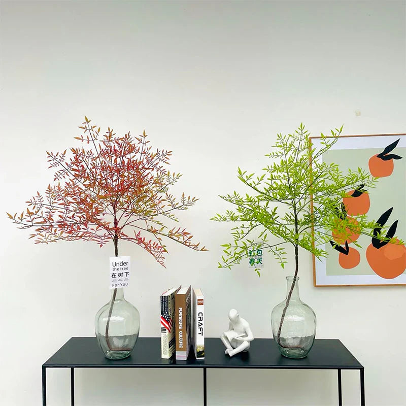 Tall Artificial Geranium Palm Tree