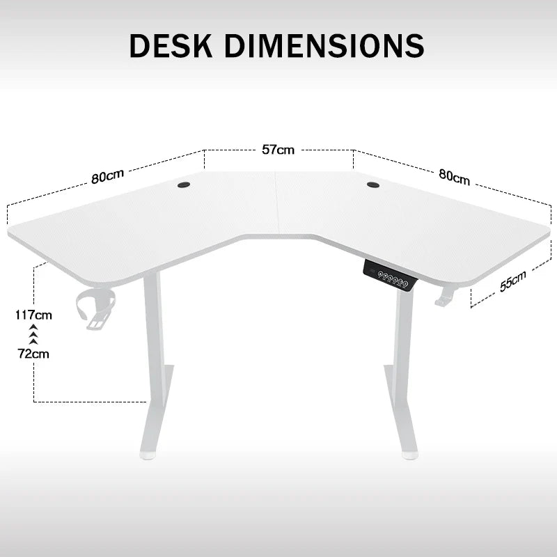 Electric Height-Adjustable Standing Desk