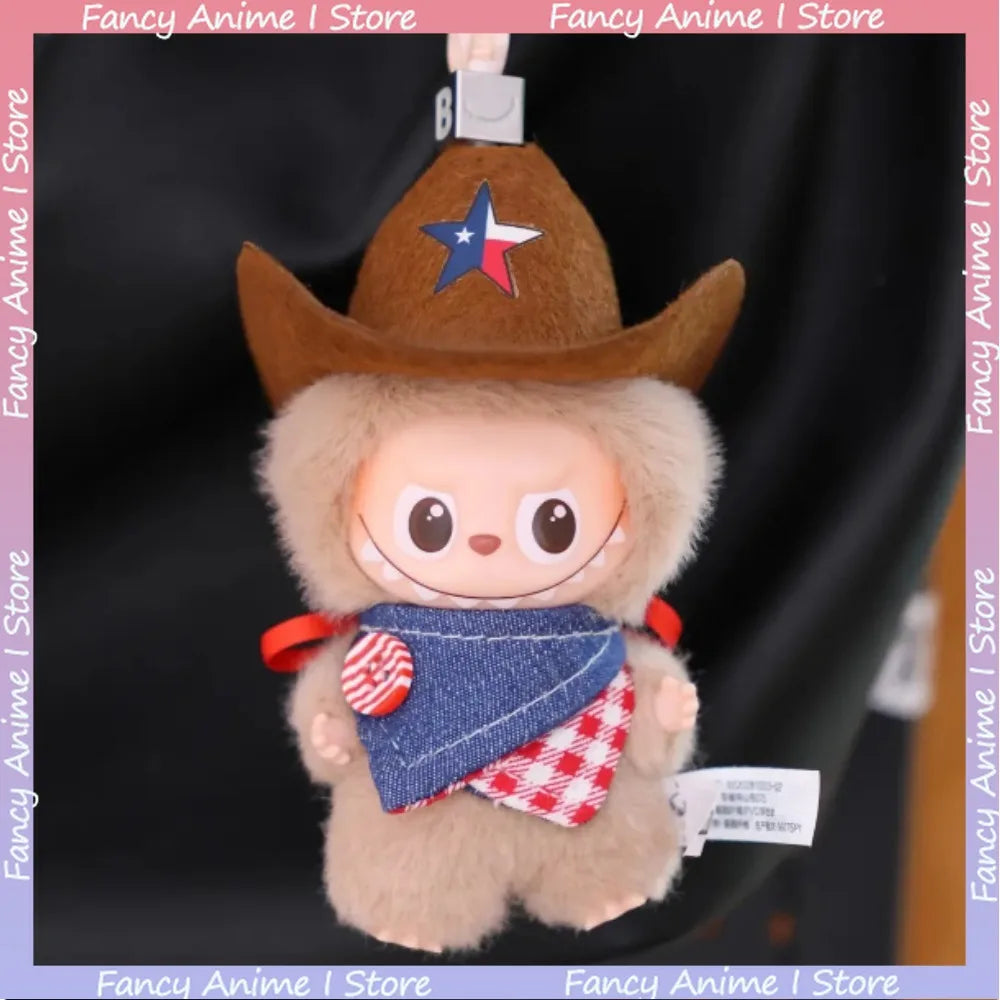 MINISO Labubu Cowboy Clothes Outfit Set