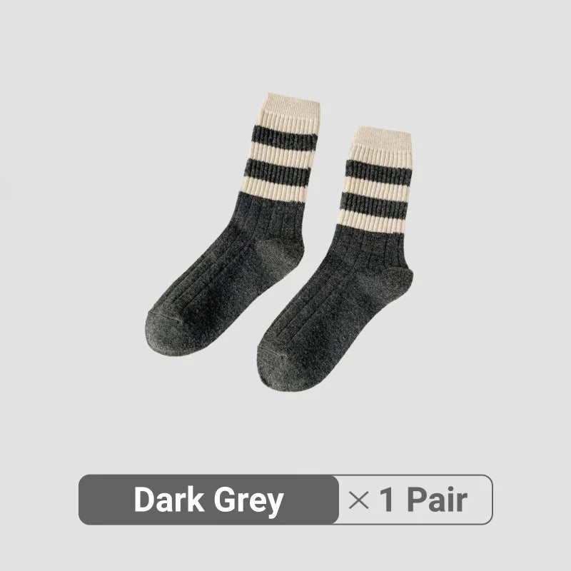 Women’s Striped Knitted Socks