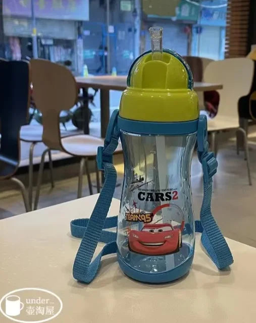 Kids Water Bottle Soft Mouth Straw