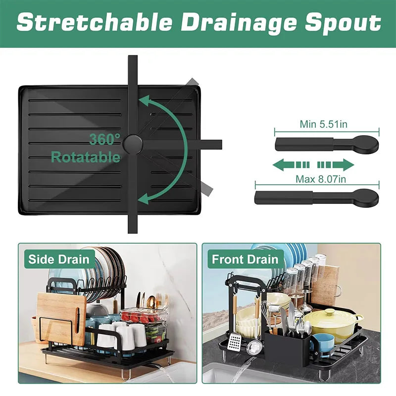 Kitchen Drying Storage Rack