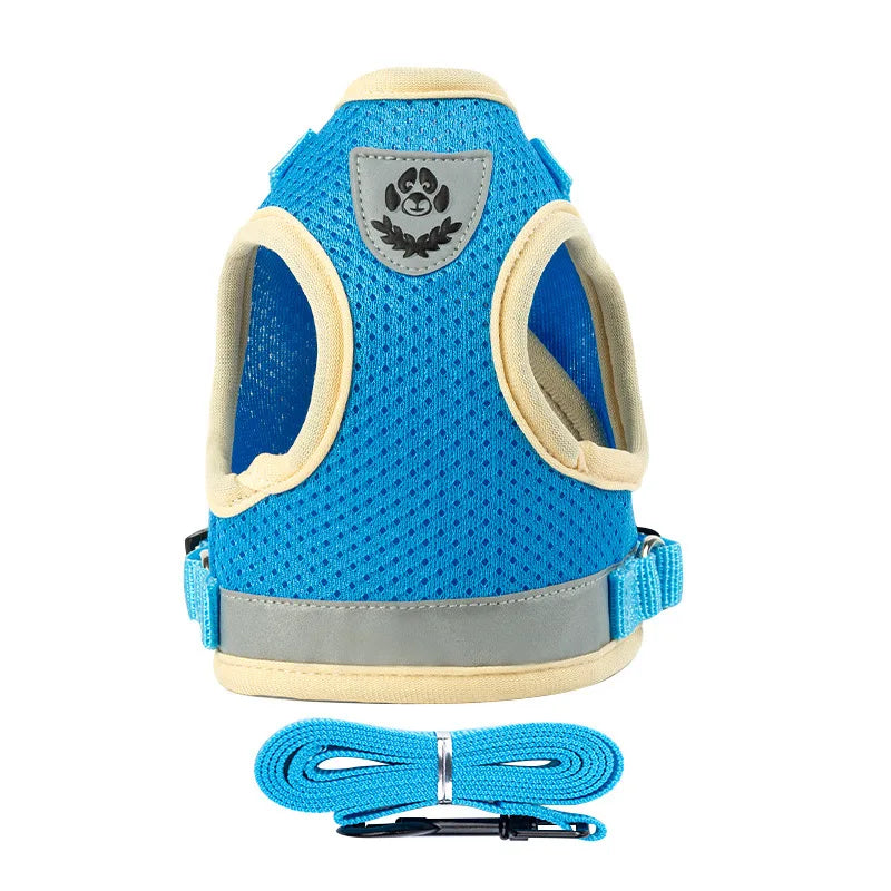 Reflective Pet Harness Vest Set