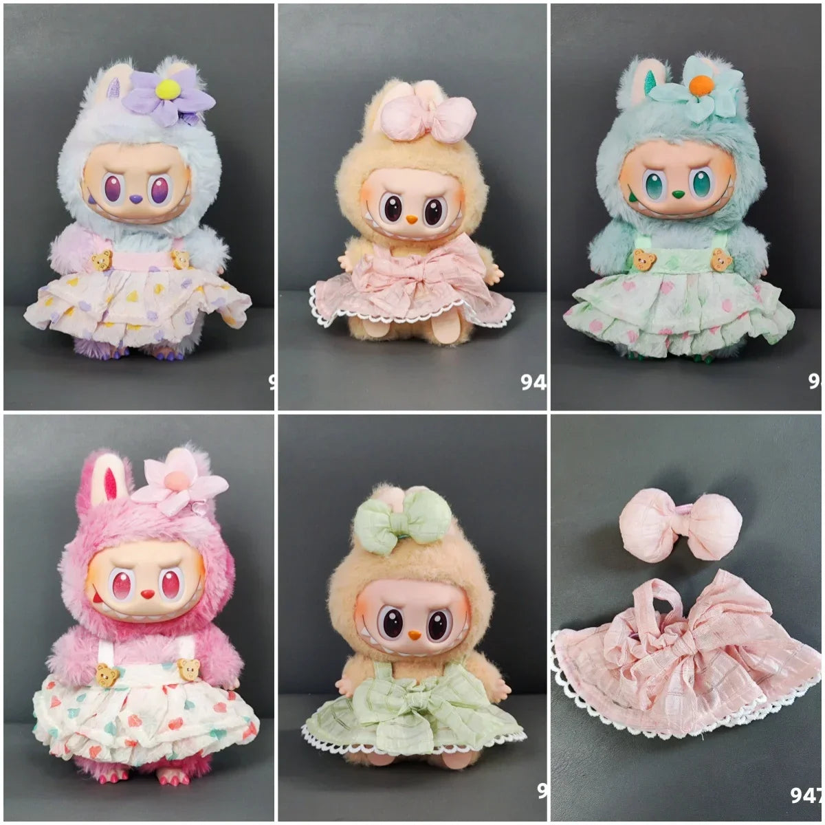 Labubu Leopard Print Skirt Outfit