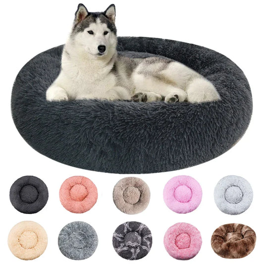Fluffy Round Dog Pet Bed