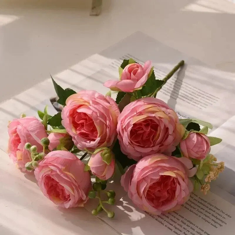 Flower Rose Pink Peony Bouquet