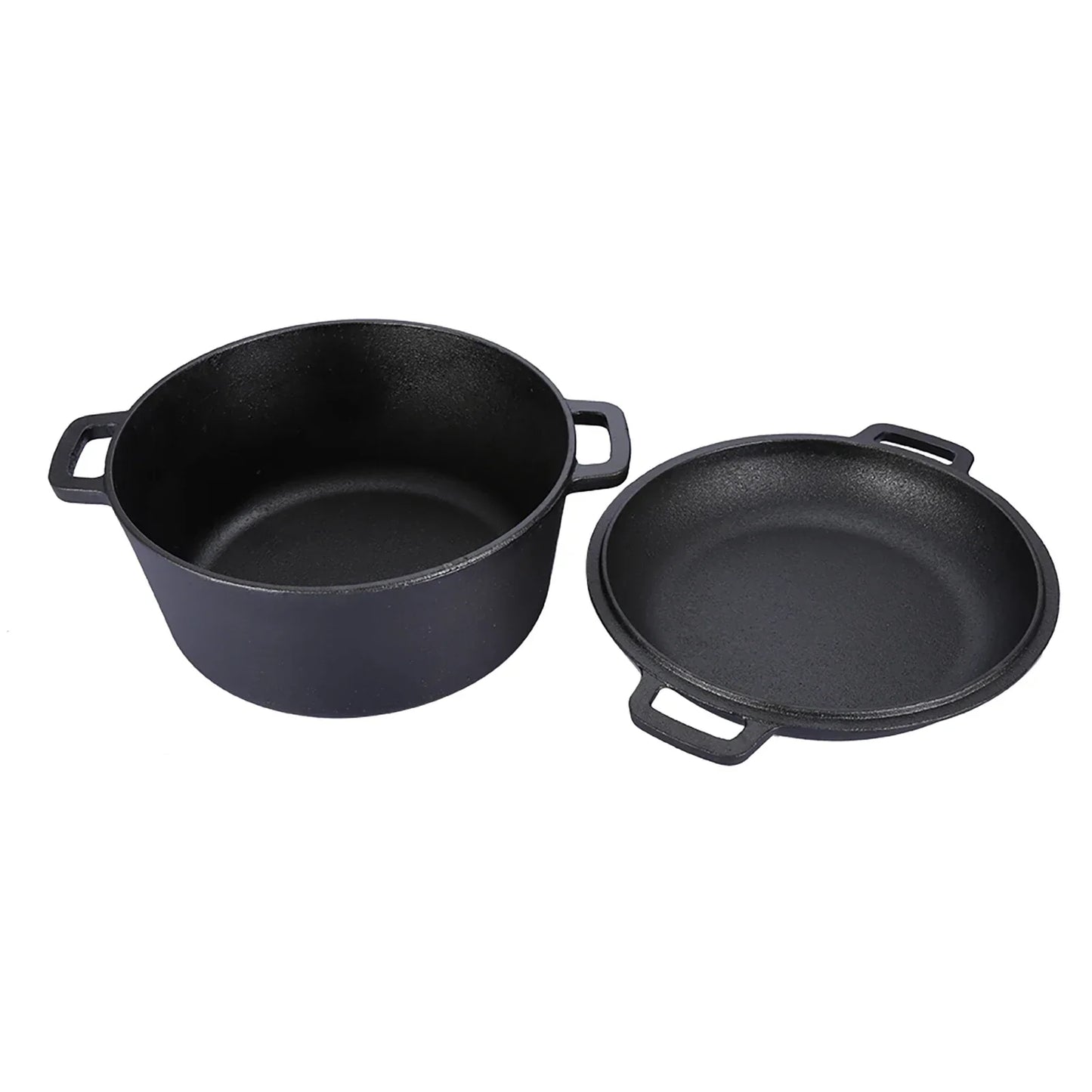 Cast Iron Double Dutch Oven