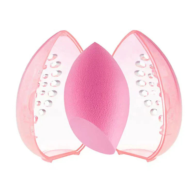 Portable Makeup Sponge Holder Box