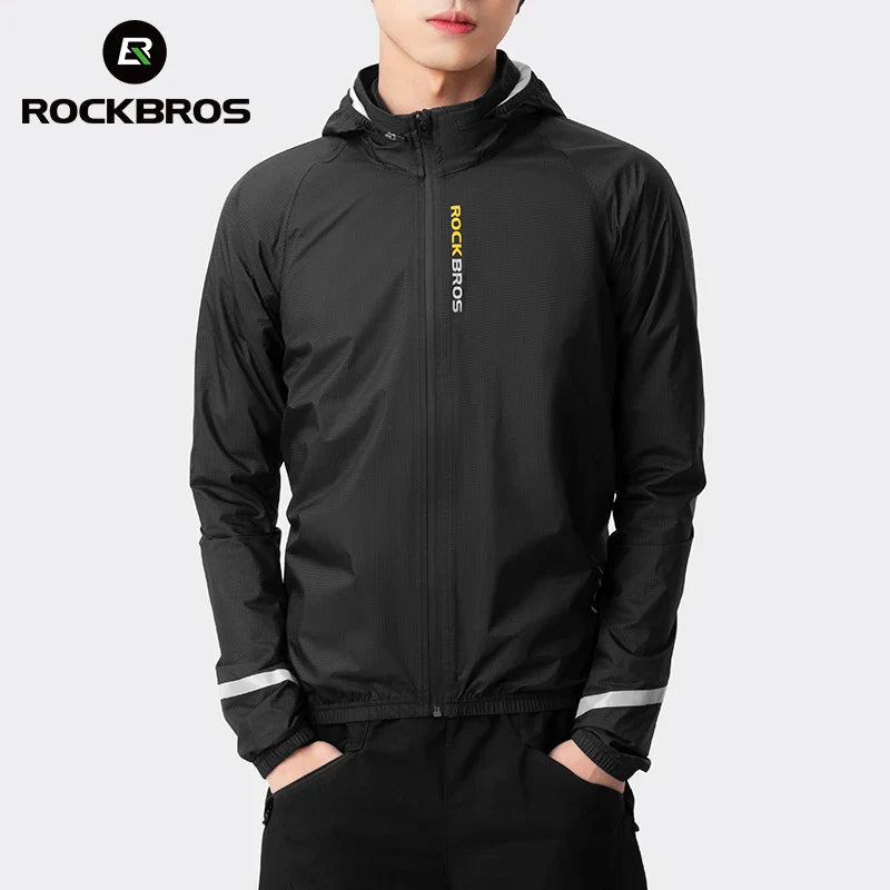 ROCKBROS Waterproof Cycling Rain Jacket