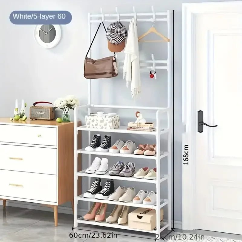 Entryway Clothes & Shoe Rack