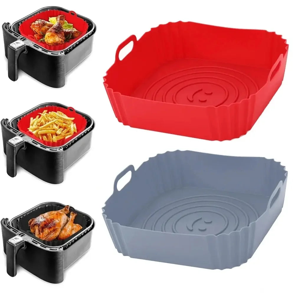 Reusable Silicone Airfryer Pan Liner