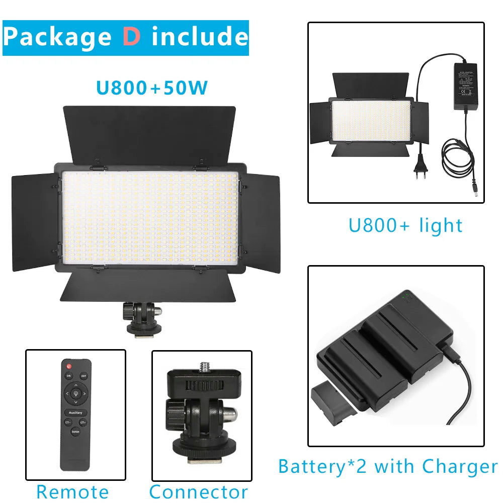 Nagnahz U800+ LED Video Light