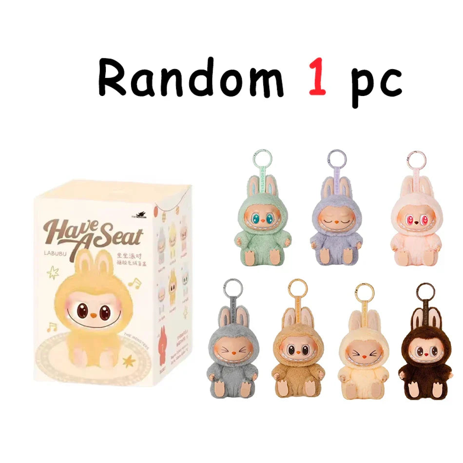 2025 Labubu Have A Seat Keychain Toy